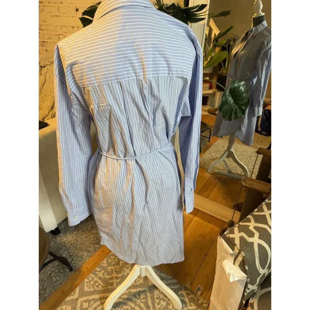 Rails Harmony Dress in Blue Oxford White Stripe. NWT. Retails $235 - Picture 4 of 9